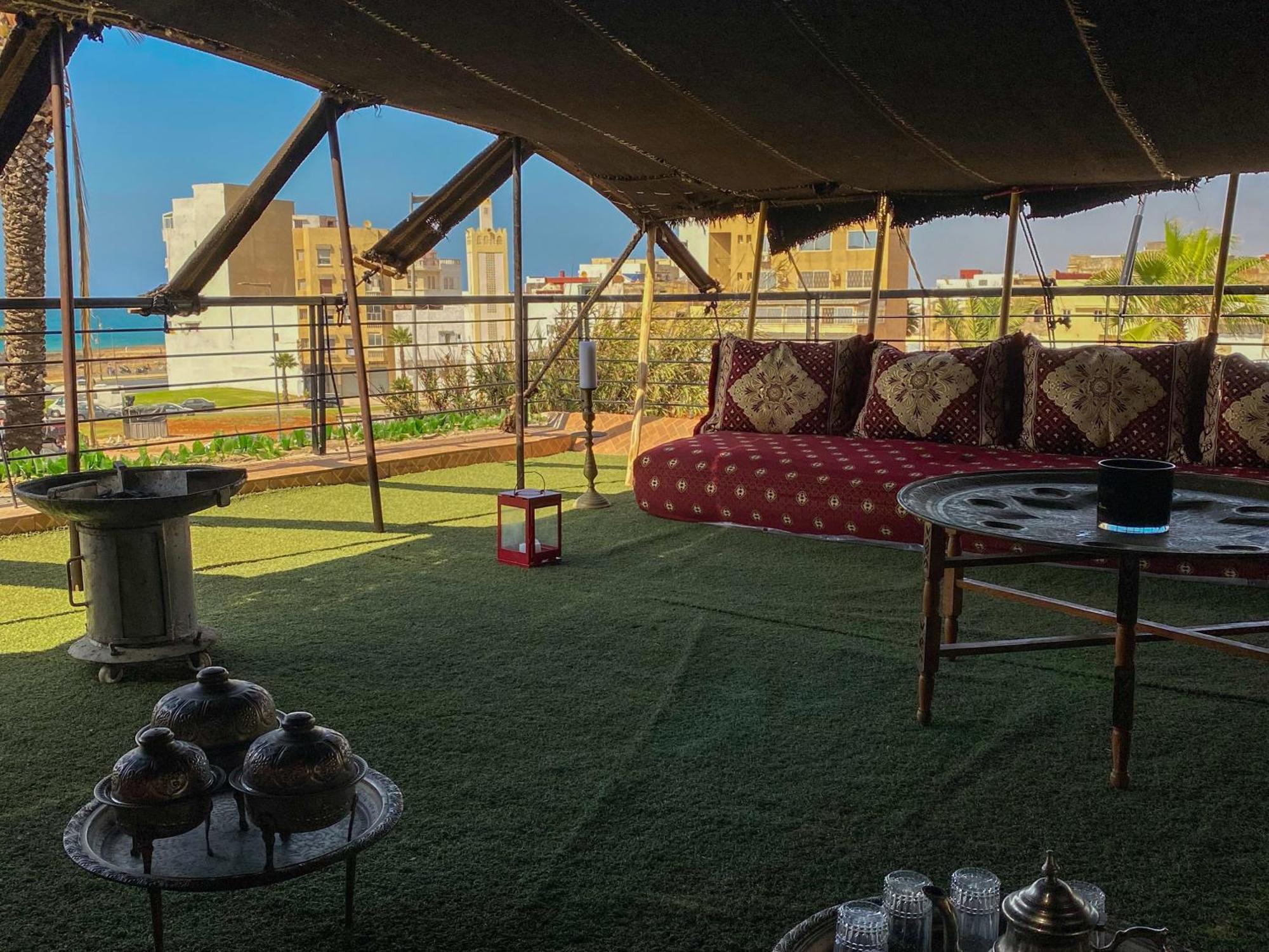 Dar Lghzal Special Offer In Rabat Winner Of Guest Experience 2025 Awards Traditional Sahrawi And Berber Privative Villa With Swimming Pool Jacuzzi Sea View And On Site Restaurant Ideal For Family And Groups In Rabat'S Center No Car Required Exterior photo